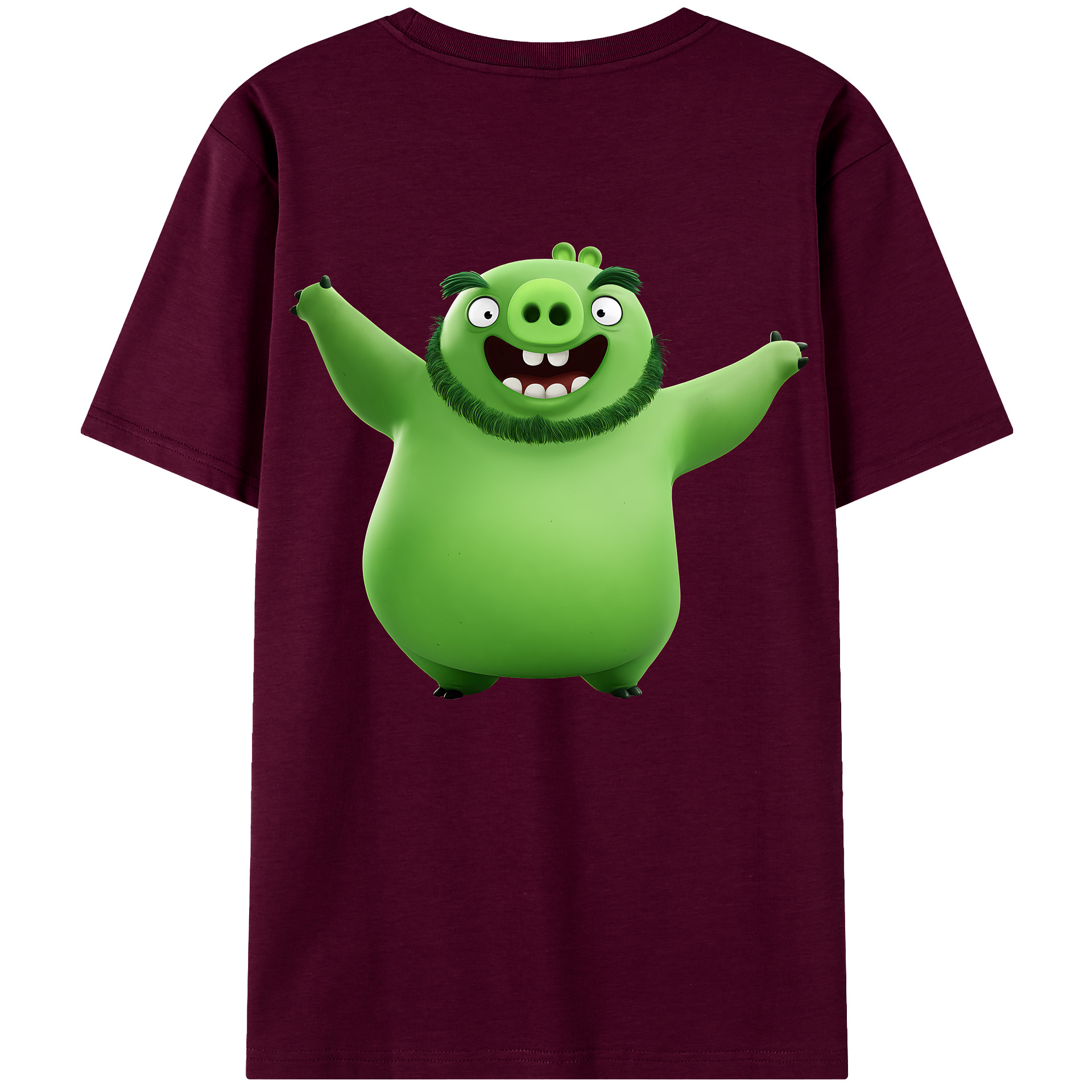 （画像用） Angry Birds アングリーバード レディース半袖Tシャツ(バックプリント)
